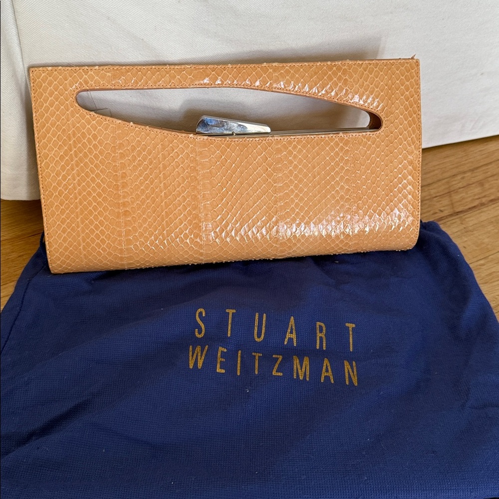 Stuart Weitzman clutch evening bag-new